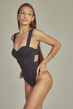 Load image into Gallery viewer, Image 03: Empress One-Piece Bouche Body Black