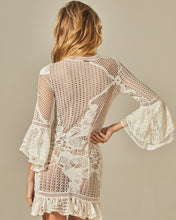 Load image into Gallery viewer, Image 05: Empress Kaftans / Cover Ups Isabel Dress Off White Lace