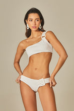 Load image into Gallery viewer, Model Front: Empress Bottom Bottom Bond White Tweed Texture