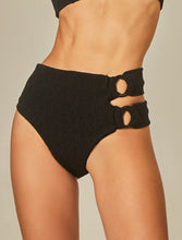Load image into Gallery viewer, Gallery: Empress Bottom Bottom Hoop Sloane Black Tweed Texture