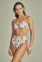 Load image into Gallery viewer, Model Front: Empress Set Bikini Antigua Pop Art