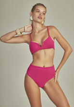 Load image into Gallery viewer, Model Front: Empress Bottom Bottom Bikini Antigua Fuchsia Pink