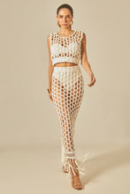Load image into Gallery viewer, Model Front: Empress Maxi Dresses Offwhite Hammock