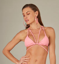 Load image into Gallery viewer, Model Front: Empress Top Top Biquini New Cross Rosa