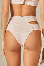 Load image into Gallery viewer, Image 04: Empress Bottom Bottom Hoop Sloane Pink Tweed Texture
