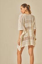 Load image into Gallery viewer, Model Back: Empress Kaftans / Cover Ups Offwhite Tunica Nikki

