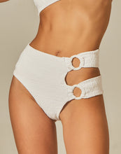 Load image into Gallery viewer, Gallery: Empress Bottom Bottom Hoop Sloane White Tweed Texture
