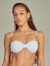 Load image into Gallery viewer, Gallery: Empress Top Top Bikini Agatha White
