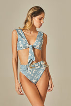 Load image into Gallery viewer, Bottom Beatriz Bikini Dark Western Print
