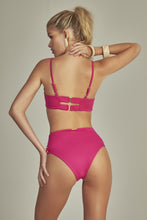 Load image into Gallery viewer, Model Back: Empress Set Bikini Antigua Fuchsia Pink
