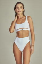 Load image into Gallery viewer, Model Front: Empress Top Top Bikini Roxy White
