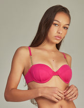 Load image into Gallery viewer, Top Bikini Agatha Fuchsia Pink
