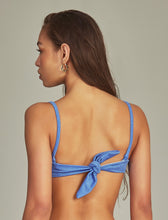 Load image into Gallery viewer, Top Bikini Agatha Sky Blue Luxor
